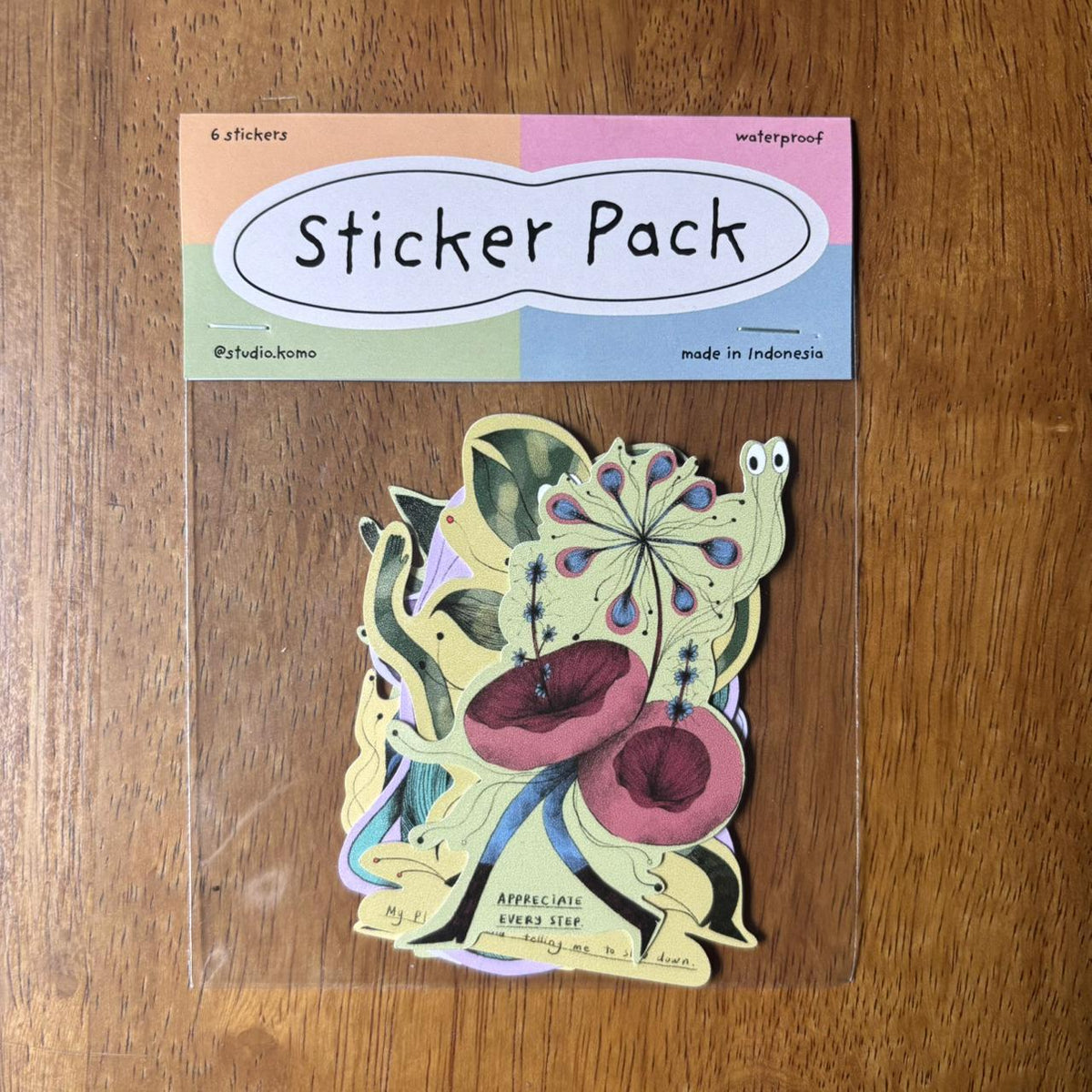 Sticker Pack (6 Stickers)