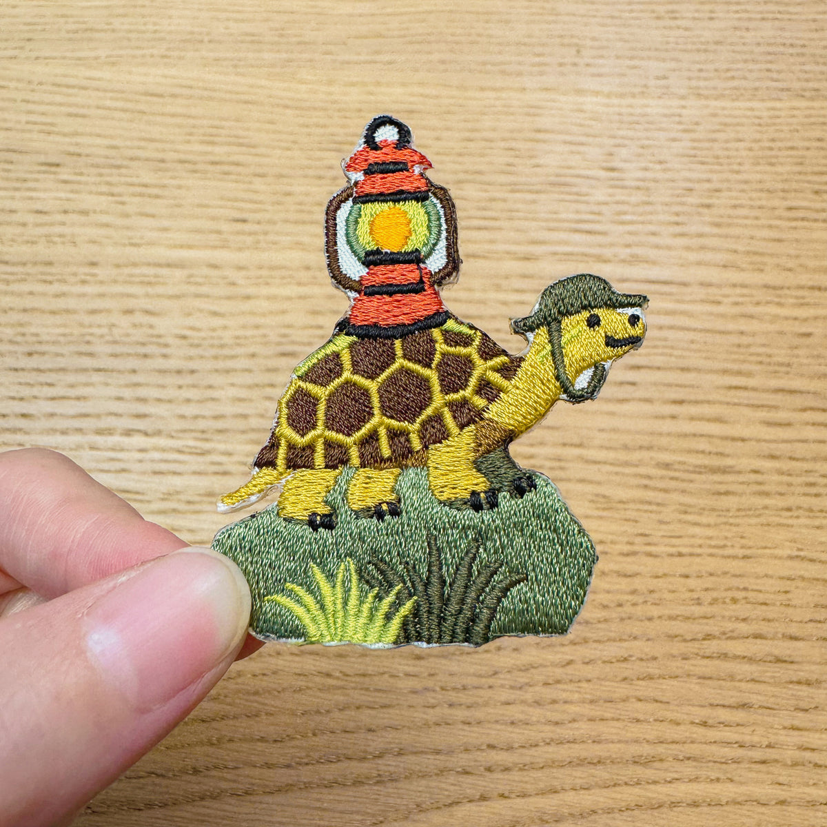 露營動物 刺繡布貼