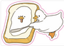 toast with cream
