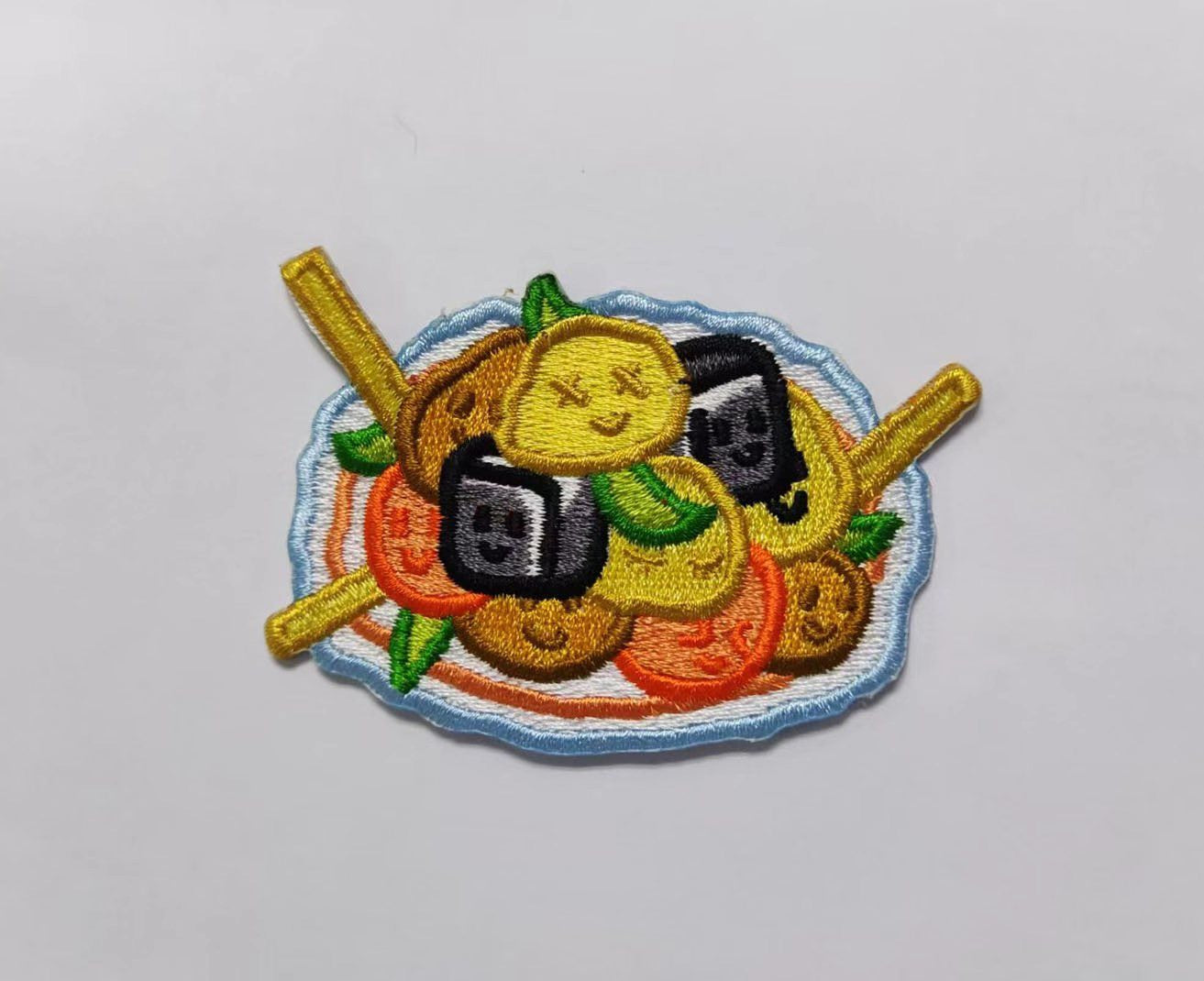 夜市刺繡徽章