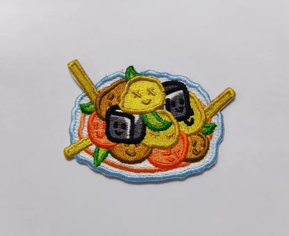 夜市刺繡徽章
