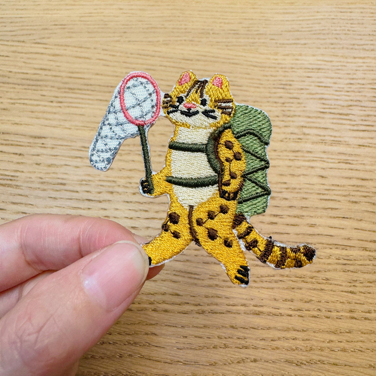 露營動物 刺繡布貼