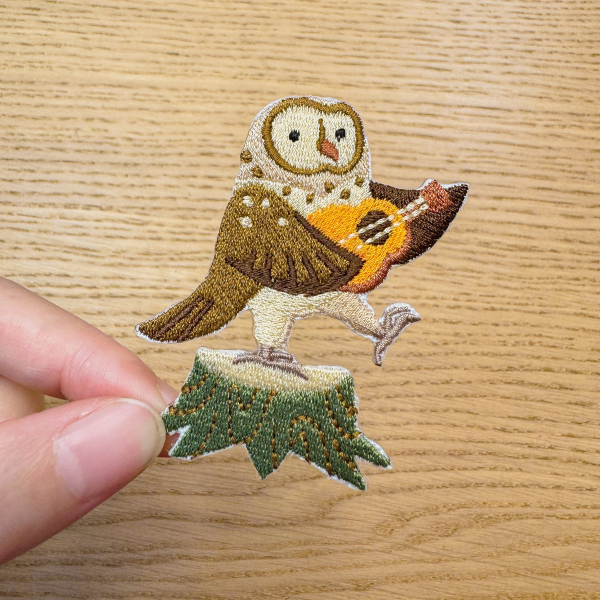 露營動物 刺繡布貼
